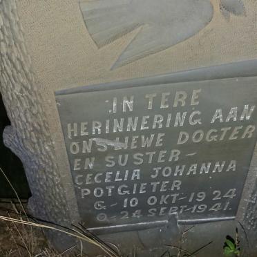 POTGIETER Cecelia Johanna 1924-1941