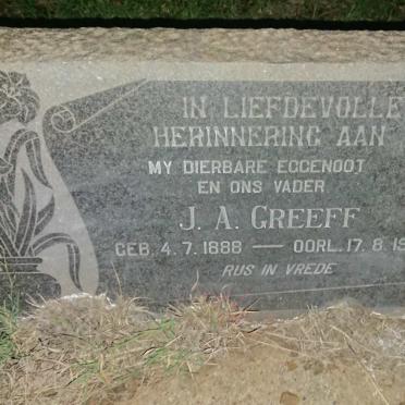 GREEFF J.A. 1888-1967