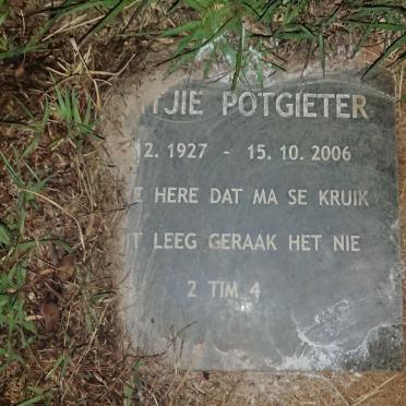 POTGIETER ?jie 1927-2006