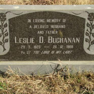 BUCHANAN Leslie D. 1923-1988