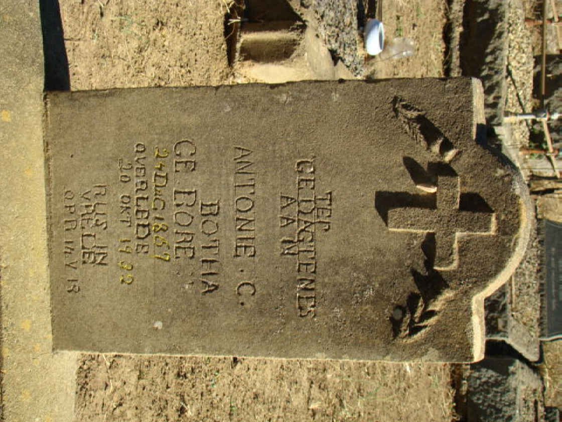 BOTHA Antonie C. 1857-1932