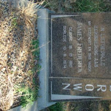 BROWN James Frederick 1910-1974