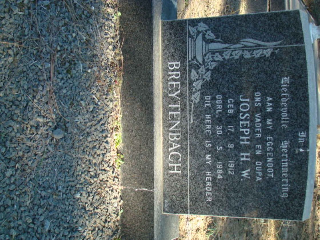 BREYTENBACH Joseph H.W. 1912-1984