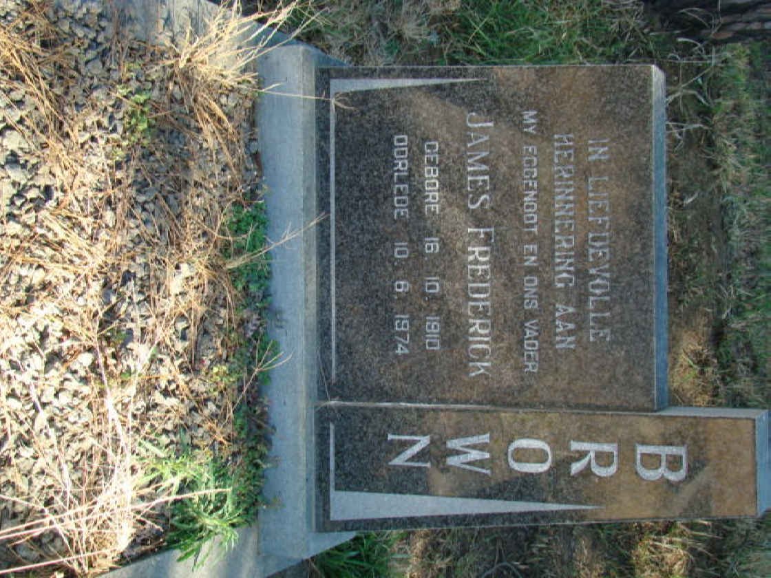 BROWN James Frederick 1910-1974