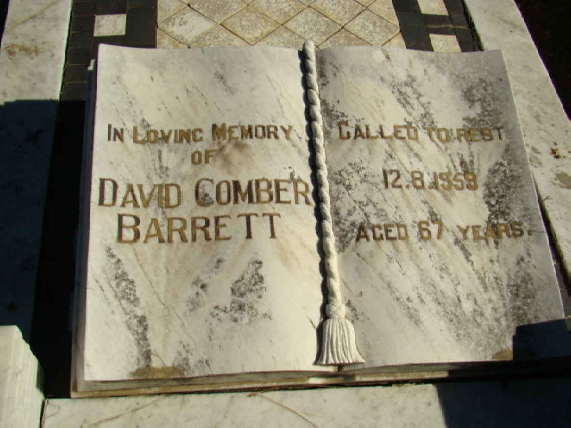 BARRETT David Comber -1959