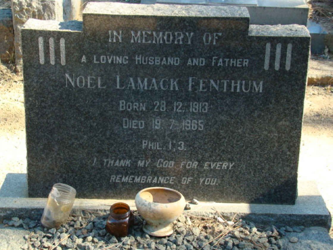 FENTHUM Noel Lamack 1913-1965