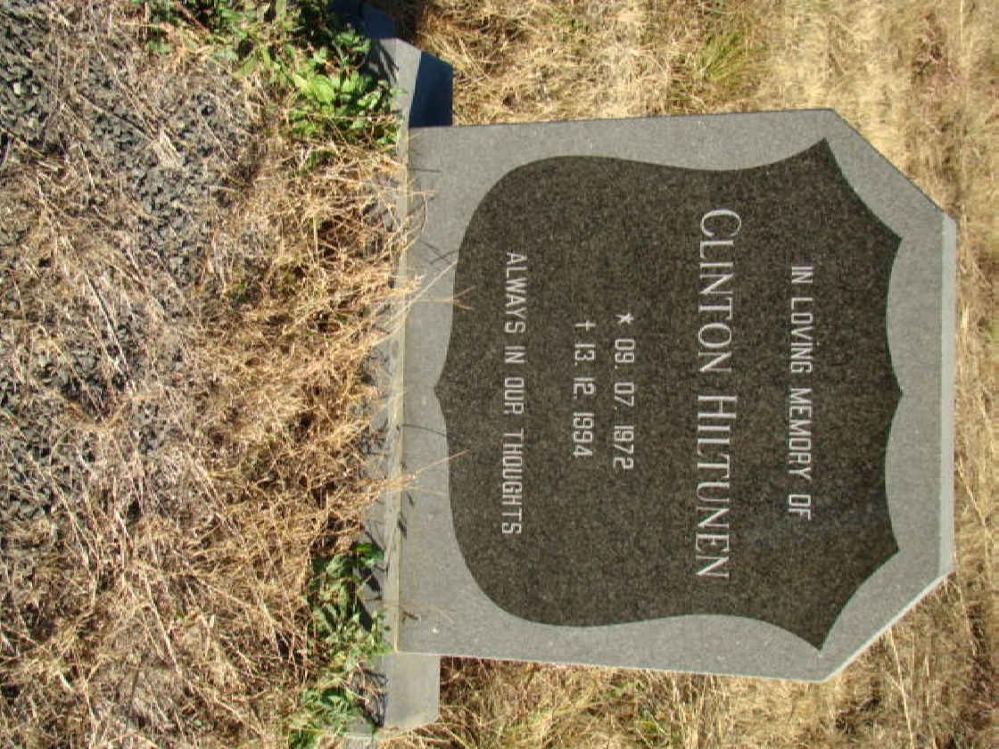 HILTUNEN Clinton 1972-1994