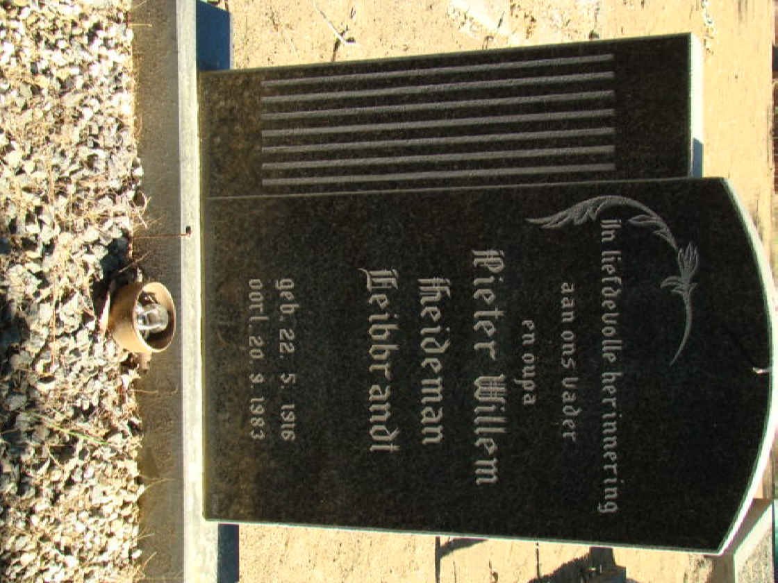 HEIBBRANDT Pieter Willem Heideman 1916-1983