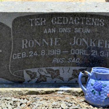 JONKER Ronnie 1919-1931