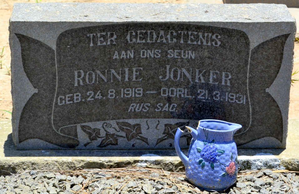 JONKER Ronnie 1919-1931