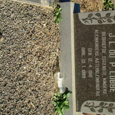 LUBBE J.L. du P. 1910-1989