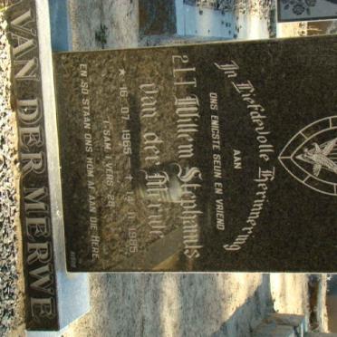 MERWE Willem Stephanus, van der 1965-1985