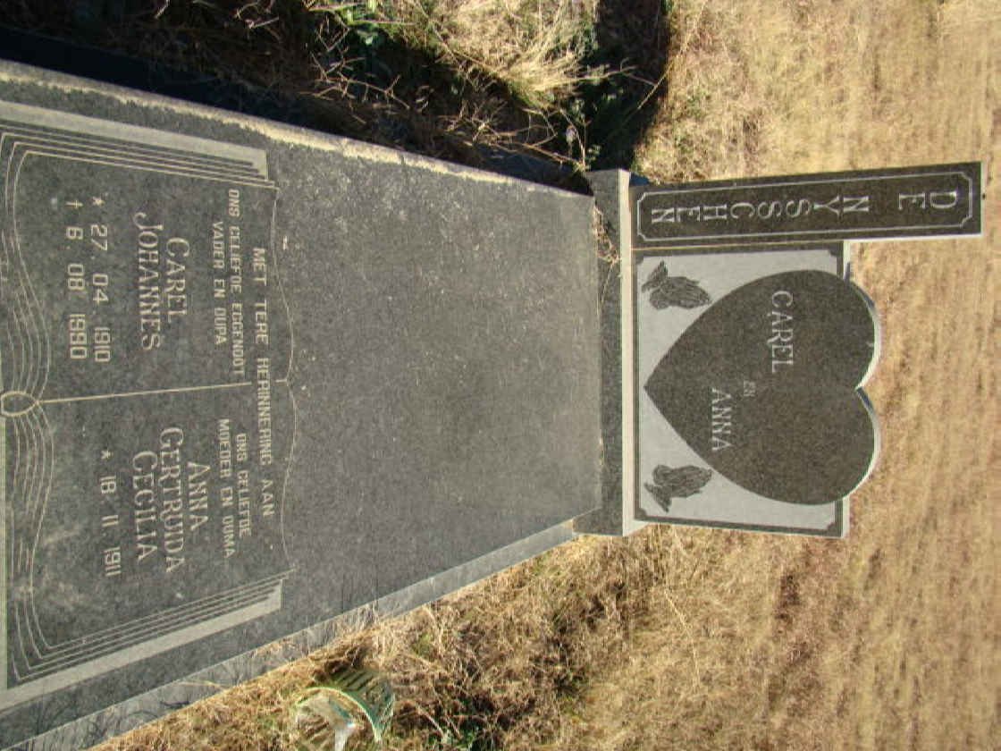 NYSSCHEN Carel Johannes, de 1910-1990 &amp; Anna Gertruida Cecilia 1911-