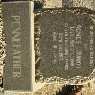 PENNEFATHER Agnes -1953