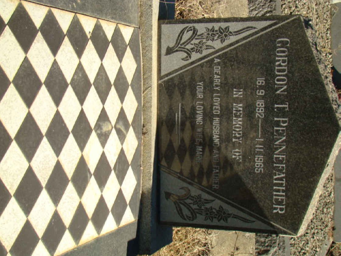 PENNEFATHER Gordon T. 1892-1965