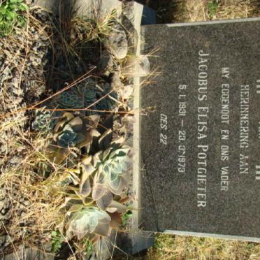 POTGIETER Jacobus Elisa 1931-1973