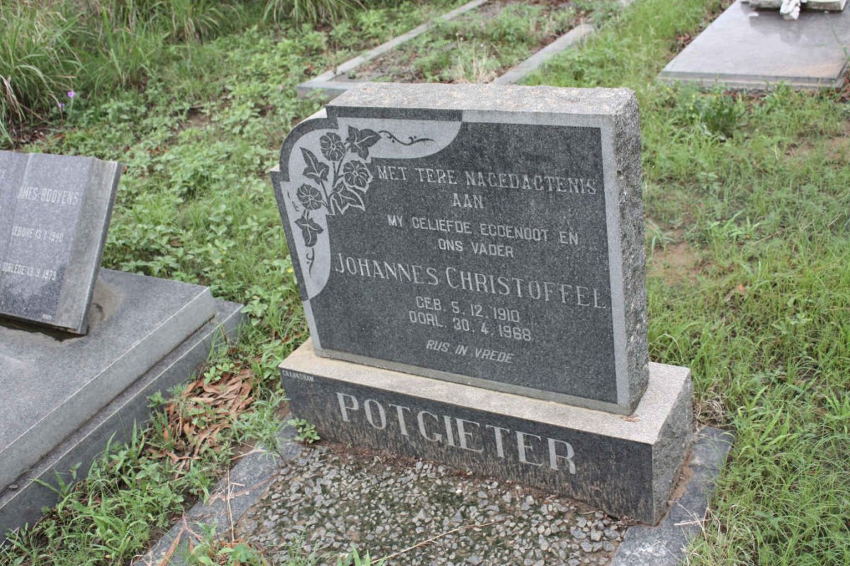 POTGIETER Johannes Christoffel 1910-1968