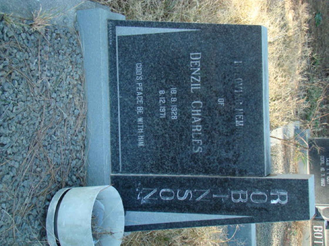 ROBINSON Denzil Charles 1928-1971