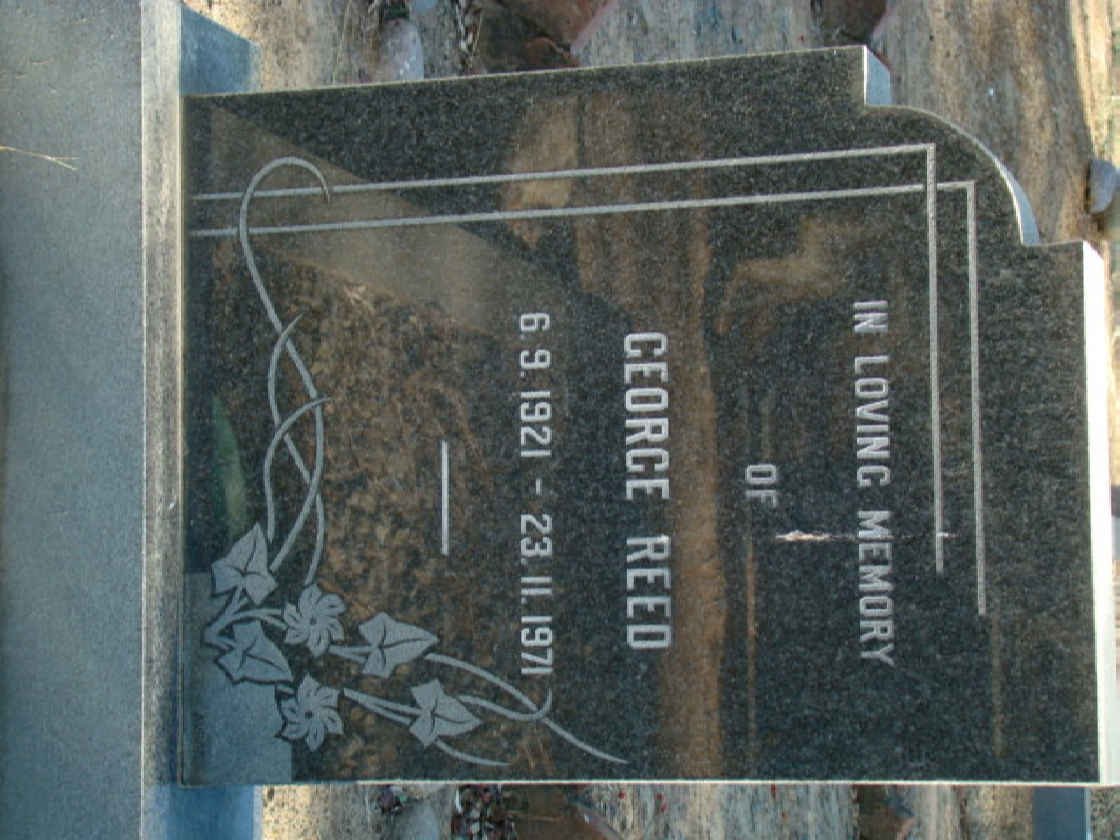REED George 1921-1971