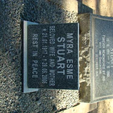 STUART John Charles 1911-1961 &amp; Myra Esme 1917-2006