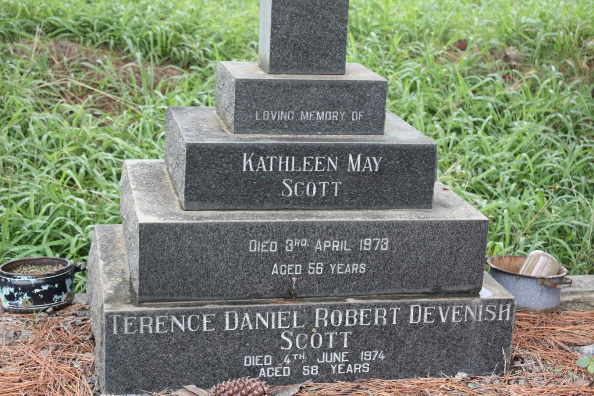 SCOTT Terence Daniel Robert Devenish -1974 &amp; Kathleen May -1973