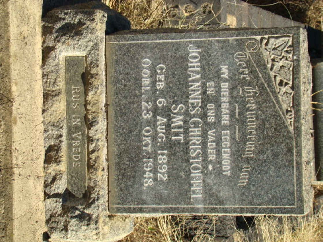 SMIT Johannes Christoffel 1892-1948