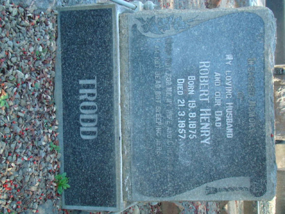 TRODD Robert Henry 1875-1957