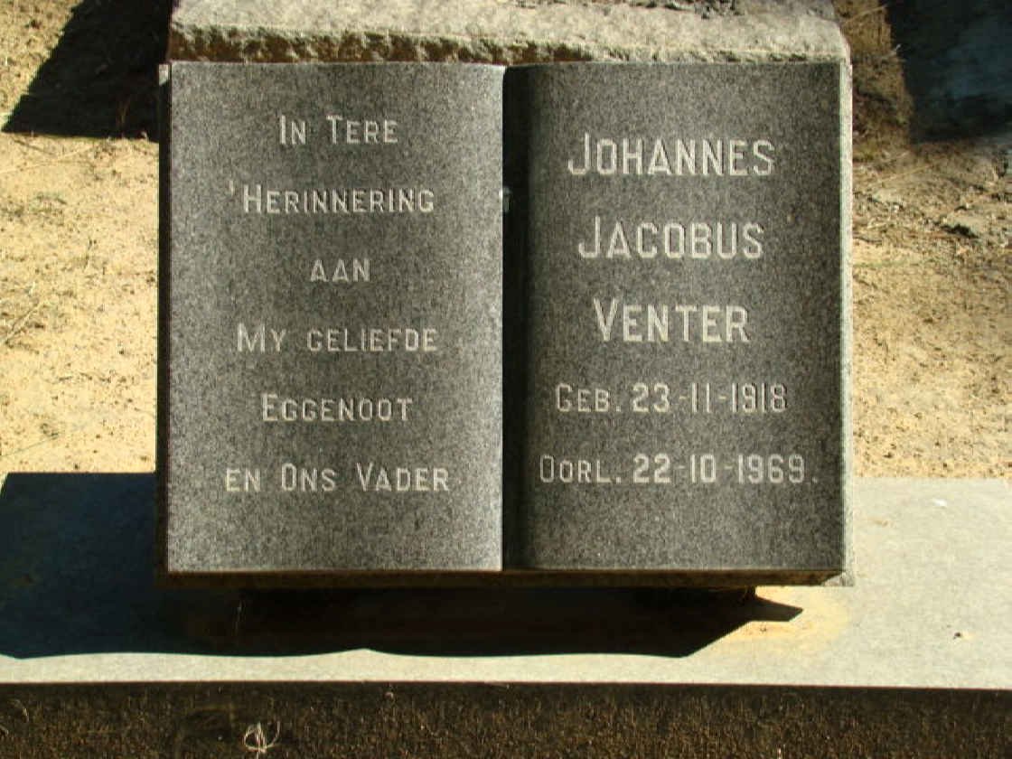VENTER Johannes Jacobus 1918-1969