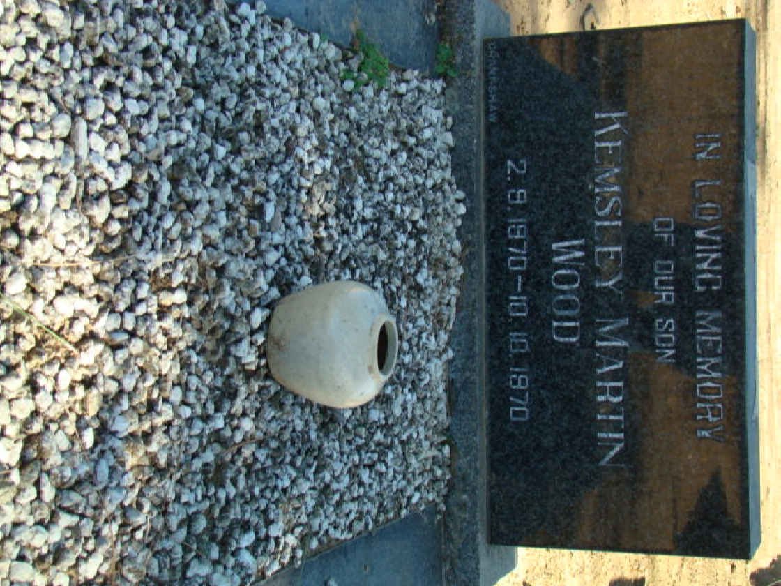 WOOD Kemsley Martin 1970-1970
