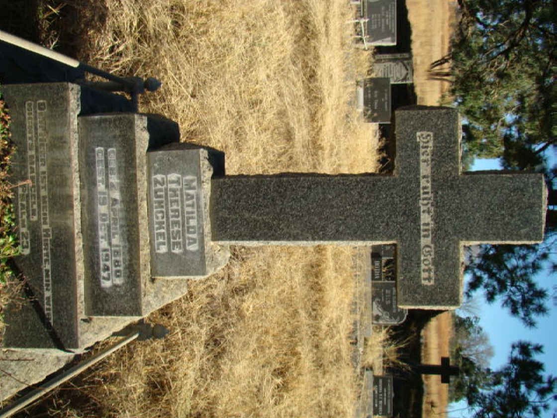 ZUNCKEL Matilda Therese 1880-1947