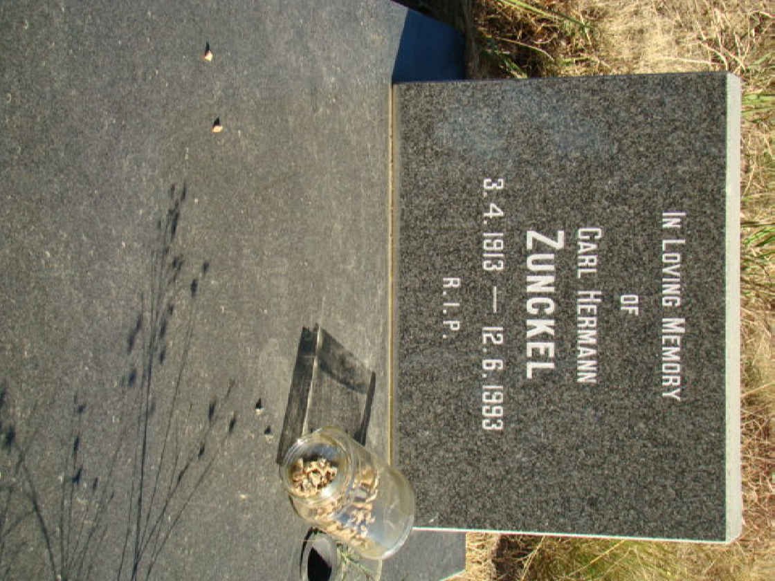 ZUNCKEL Carl Hermann 1913-1993