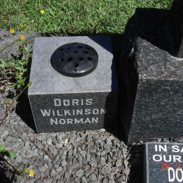 WILKINSON Norman Clifford 1908-1985 &amp; Doris Mabel FREEMAN 1908-1964