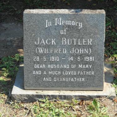 BUTLER Wilfred John 1910-1981