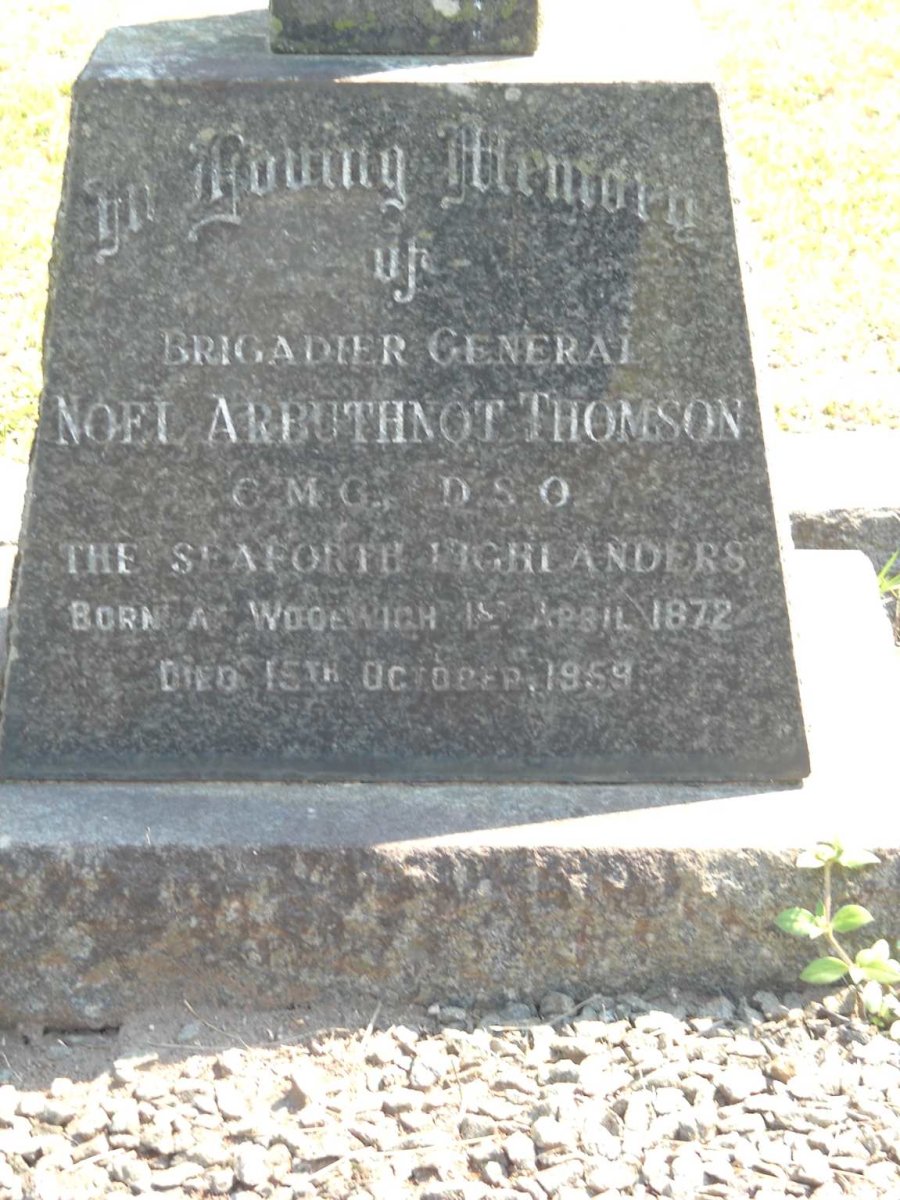 THOMSON Noel Arbuthnot 1872-1959