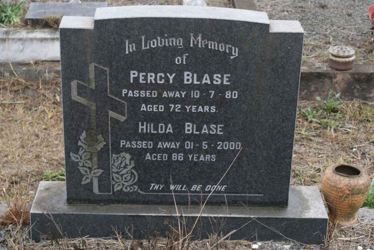BLASE Percy -1980 &amp; Hilda -2000