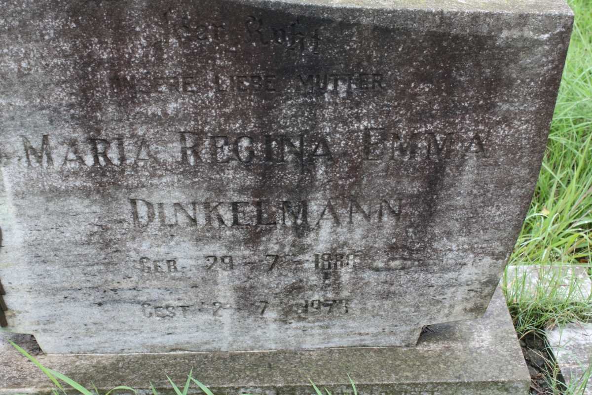DINKELMANN Maria Regina Emma 1888-1973