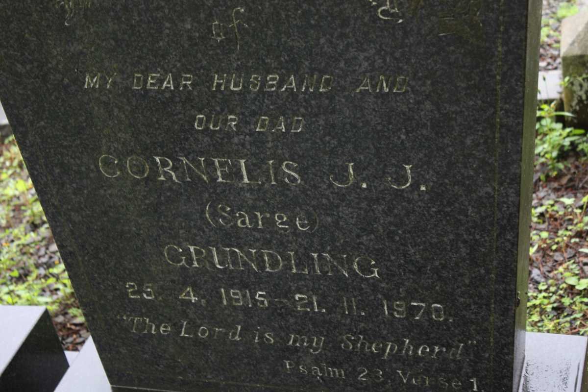 GRUNDLING Cornelis J.J. 1915-1970