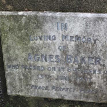 BAKER Agnes -1931