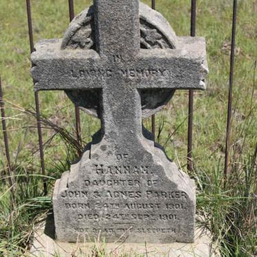 PARKER Hannah 1901-1901