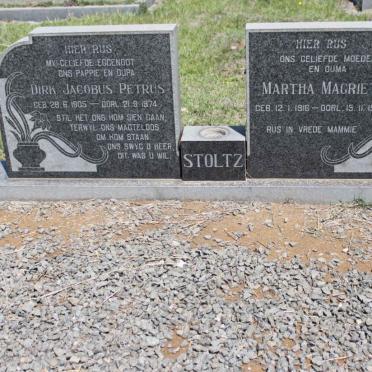 STOLTZ Dirk Jacobus Petrus 1905-1974 &amp; Martha Magrietha 1916-1979