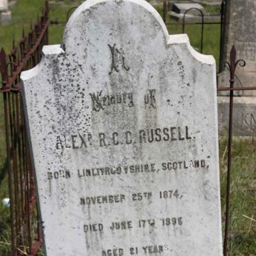 RUSSELL Alex R.C.C. 1874-1895