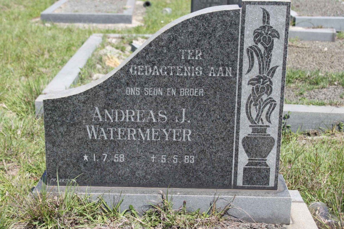 WATERMEYER Andreas J. 1958-1983