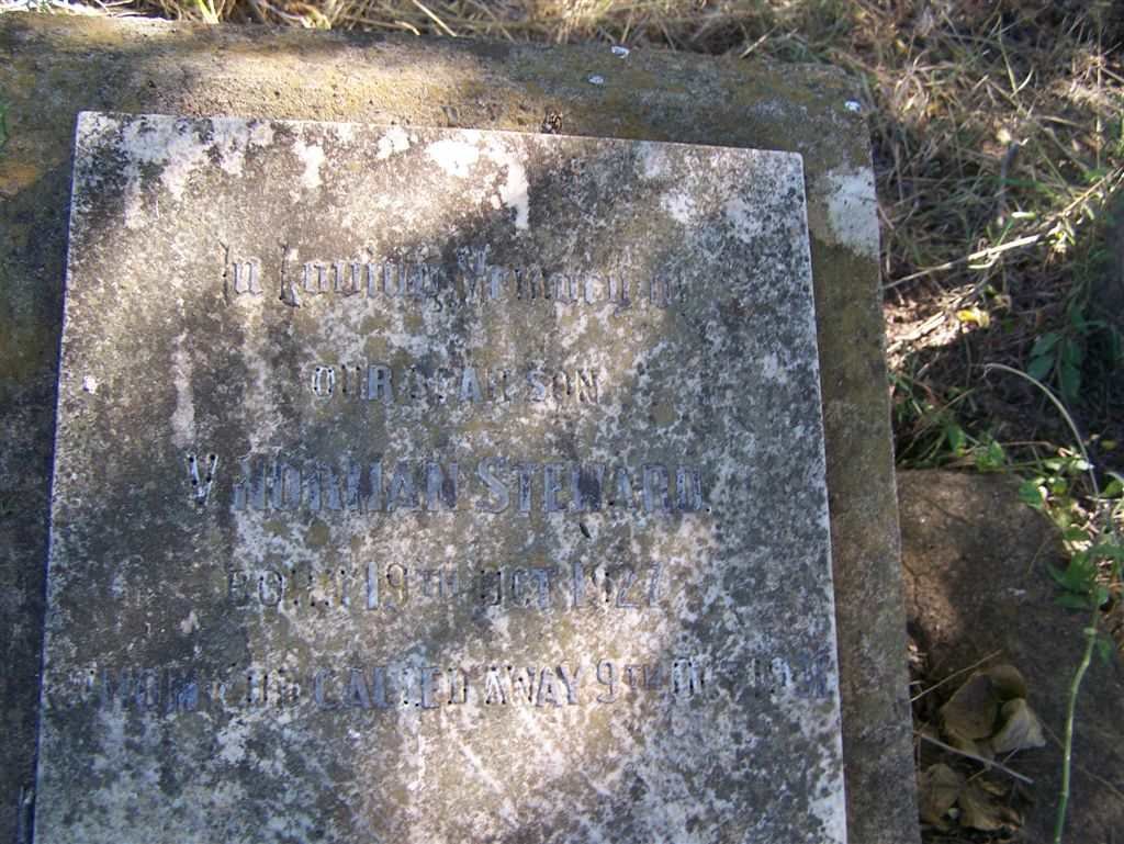 STEWARD V. Norman 1927-1931