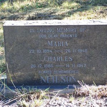 NEILSON Charles 1885-1947 &amp; Maria 1894-1948
