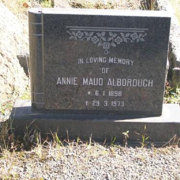ALBOROUGH Annie Maud 1898-1973