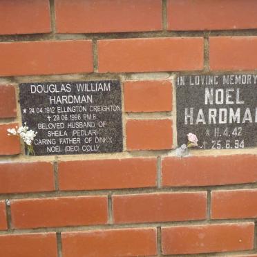 HARDMAN Douglas William 1912-1996 :: HARDMAN Noel 1942-1994