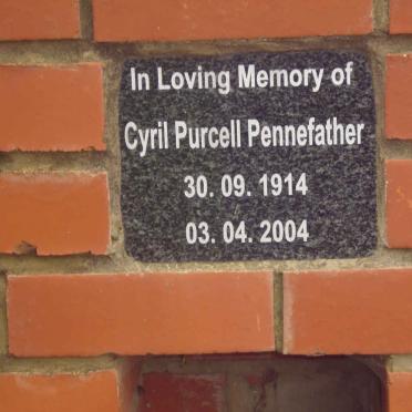PENNEFATHER Cyril Purcell 1914-2004