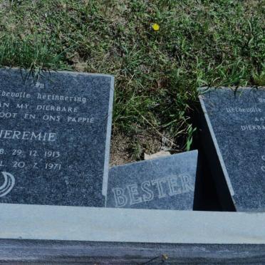 BESTER Jeremie 1913-1971 &amp; Dina 1917-1981