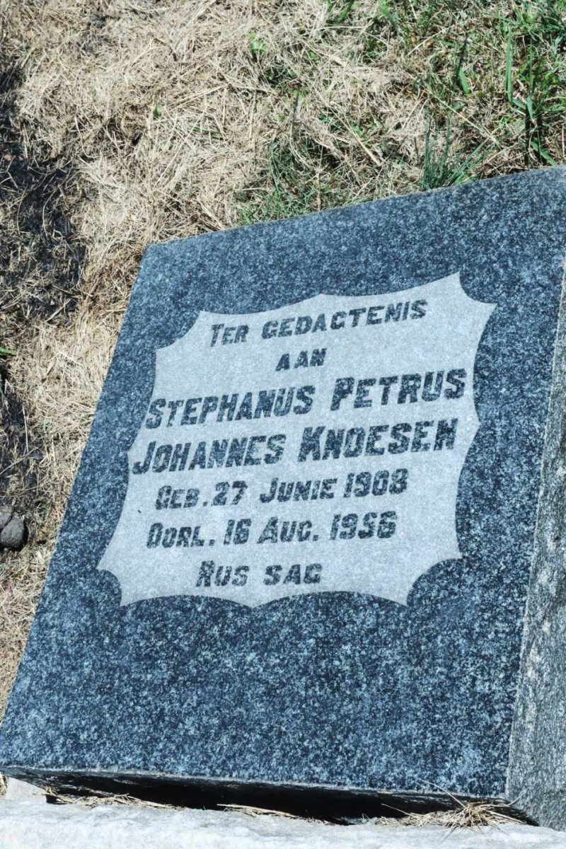 KNOESEN Stephanus Petrus Johannes 1908-1956