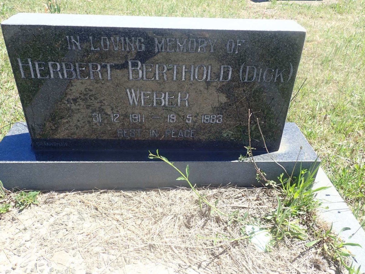 WEBER Herbert Berthold 1911-1983